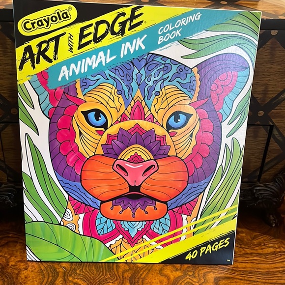 Crayola Toys Crayola Art With Edge Animal Ink Color Book Poshmark